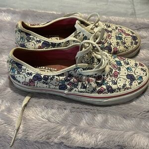 Vans vintage Hello kitty pre owned sz men 5.5 womans 7 # Mystery gift included.